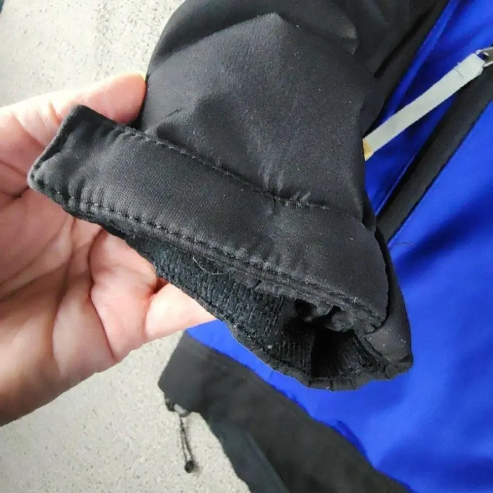 The North Face Jacket Mens Large Blue Black Summit Series Windstopper Softshell